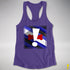 Puppy Pride Flag Exclamation Point Racerback Tank